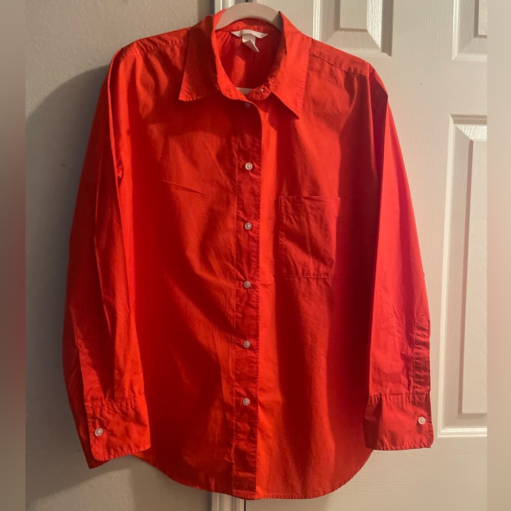 H&M Corral oversized long sleeve button down